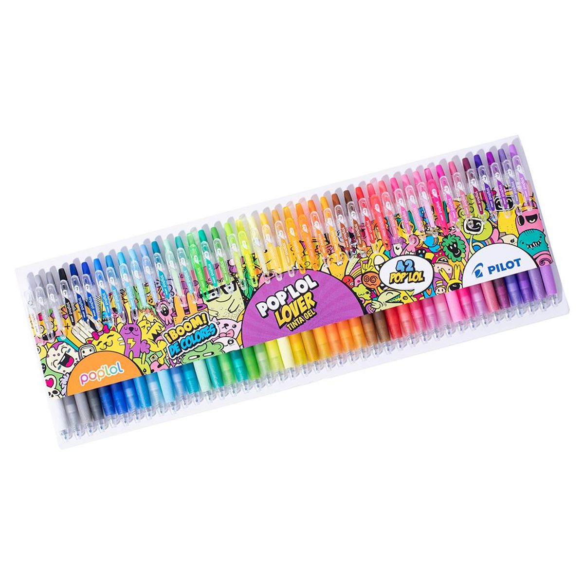 PILOT - Set Lápiz Gel POPLOL 0.7 42 un.