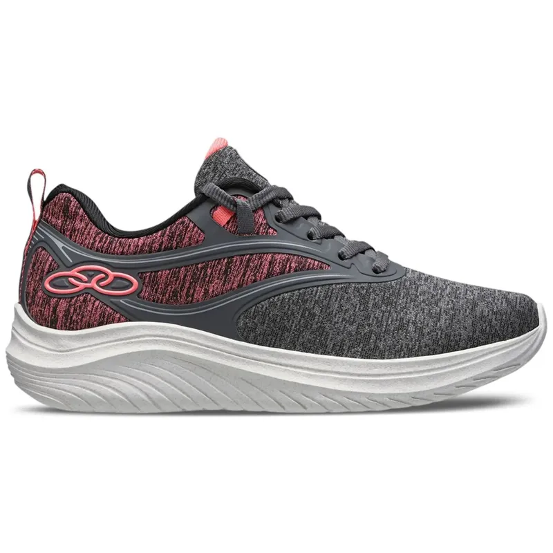 OLYMPIKUS - Zapatilla Mujer Alfa 2 Gris/Rosado