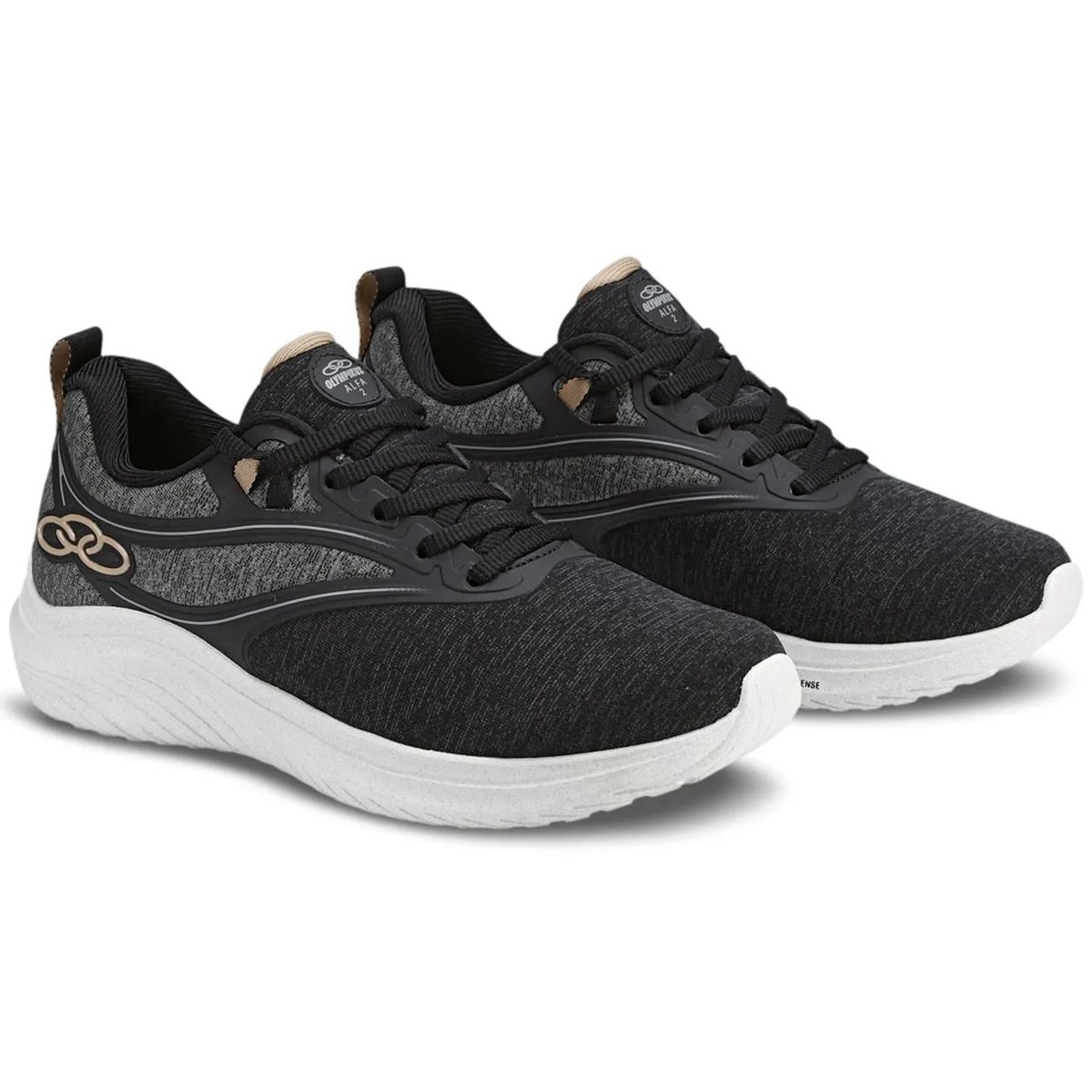 OLYMPIKUS - Zapatilla Mujer Alfa 2 Negro/Gris