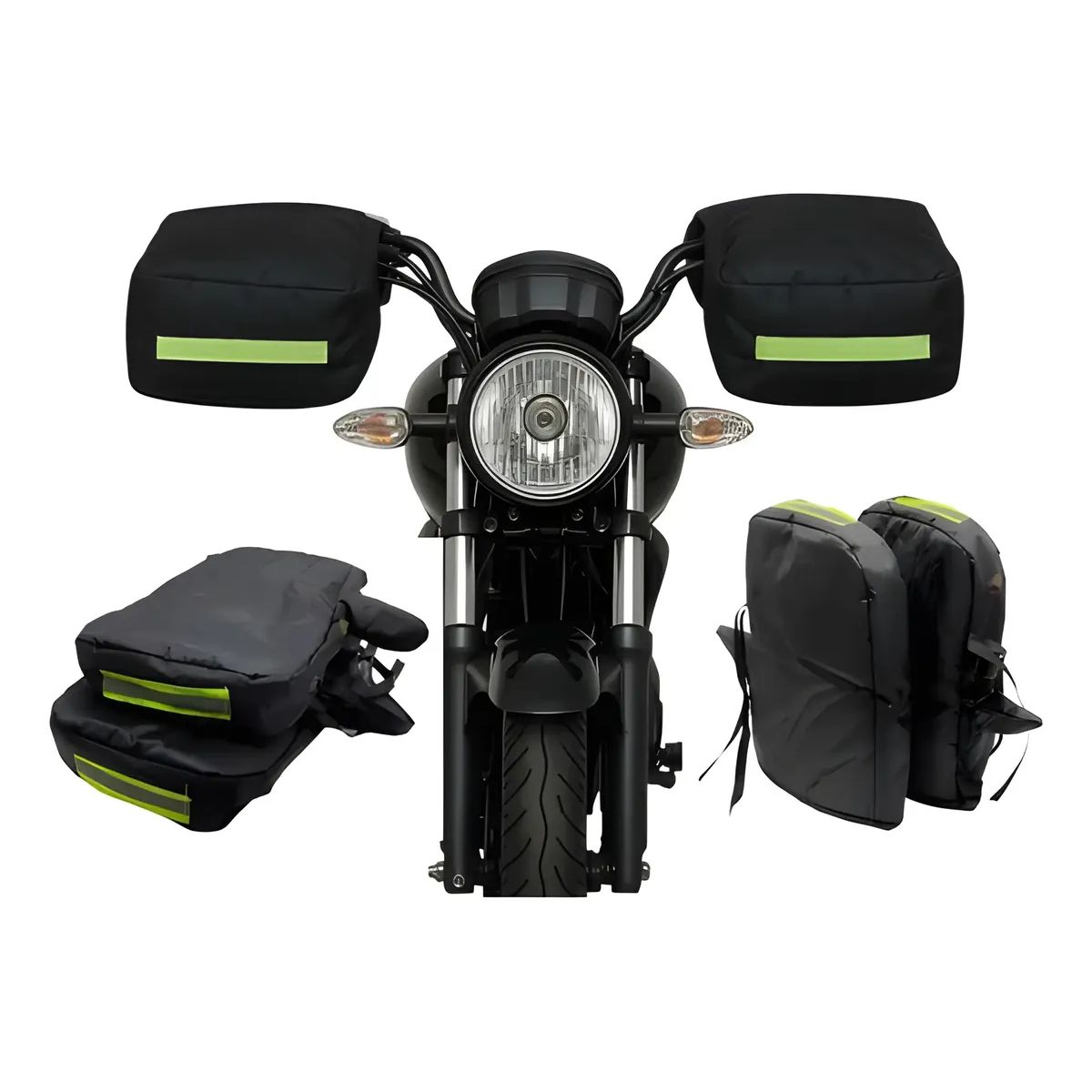 GENERICO - Cubre Puños De Moto Guante Cubre Mano Chiporro Impermeable