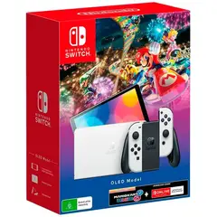 NINTENDO - Consola Switch Oled White + Mk8 digital
