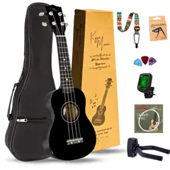 GENERICO - Ukelele Soprano Concierto Acustico Kyra Kit Funda Accesorios