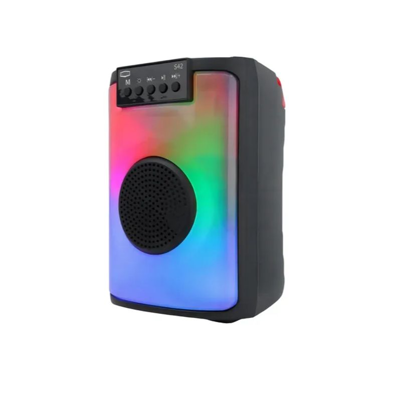 GENERICO - Parlante Inalámbrico Rgb Rl-321 Con Bluetooh Color Negro