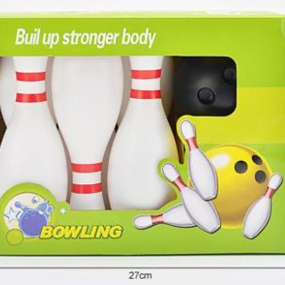 GENERICO - Set Juego De Bowling Plástico 6 Bolos Grandes Y Pelota