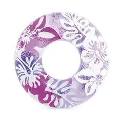 INTEX - Flotador Inflable Anillo Tropical 91 cm, Púrpura