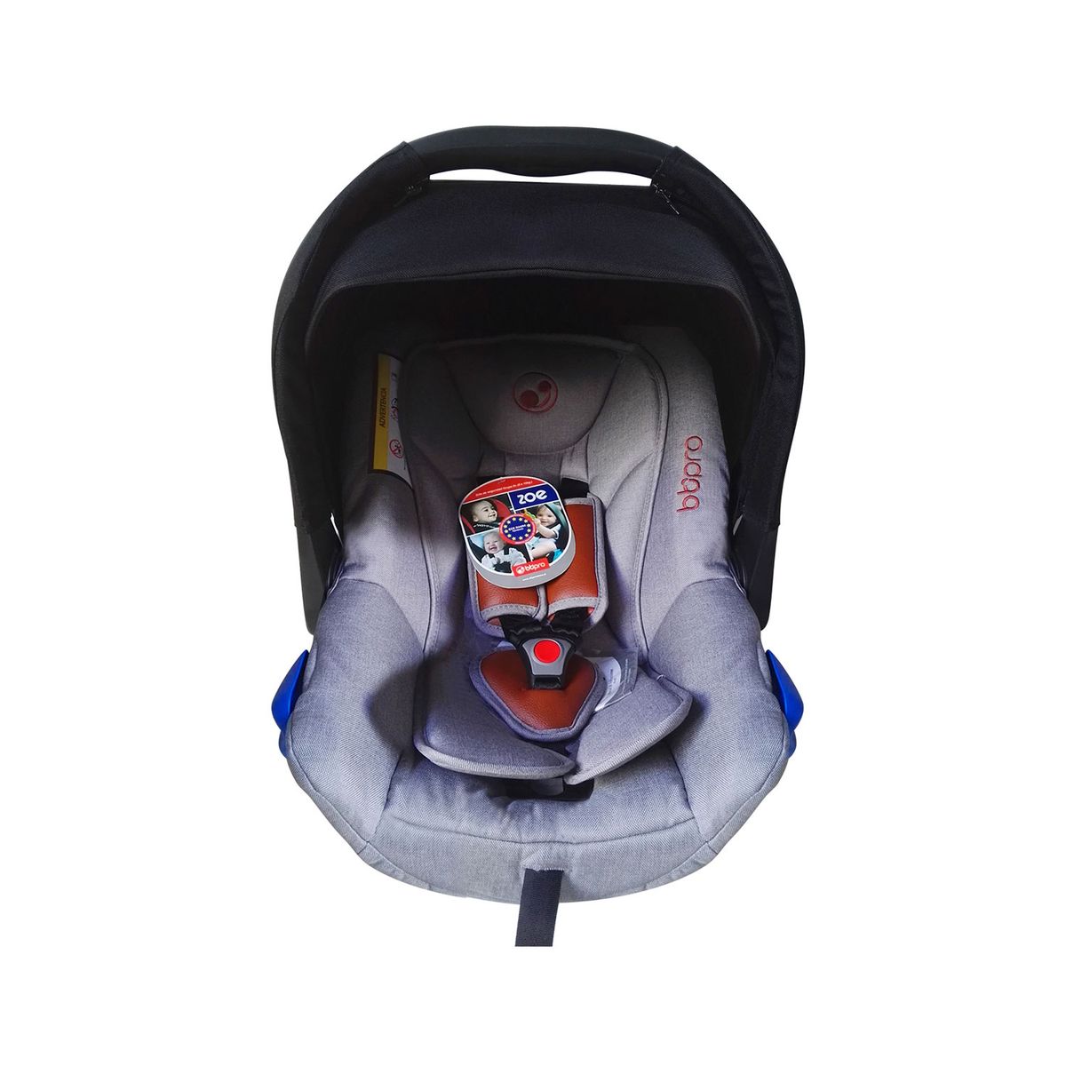 BBPRO - Silla de auto Zoe Gris plata - Negro
