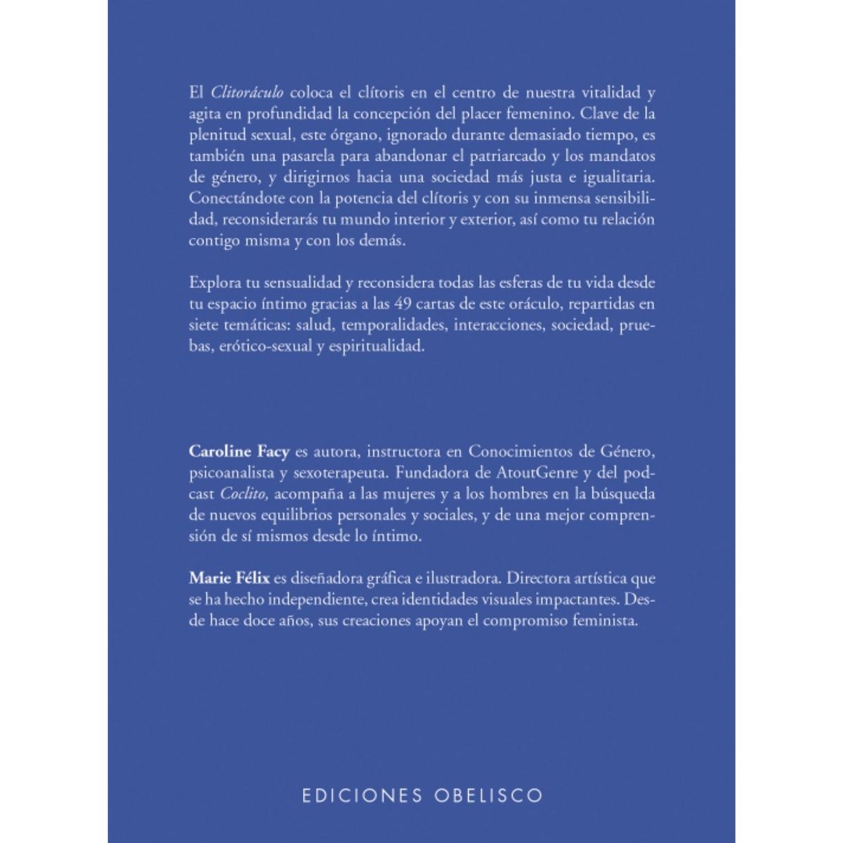 EDICIONES OBELISCO - Clitoráculo (Libro + Cartas)
