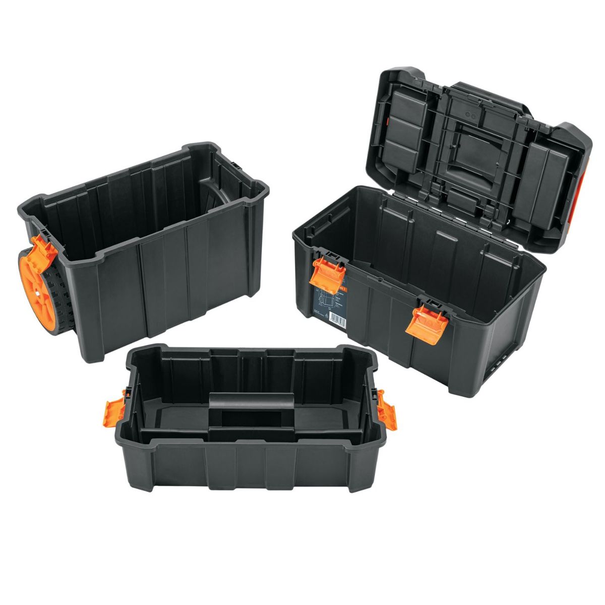 TRUPER - Caja De Herramientas Con Ruedas Desmontable Truper