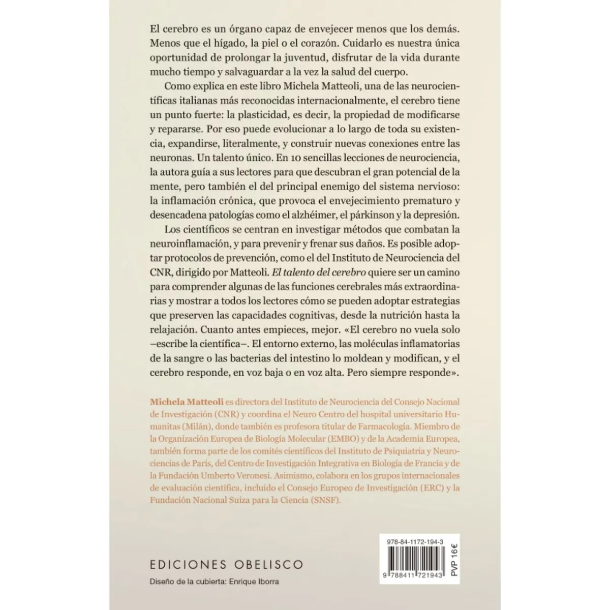 EDICIONES OBELISCO - El talento del cerebro