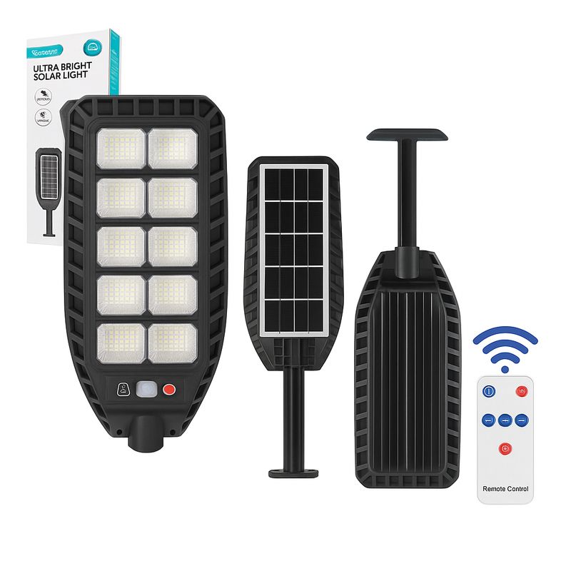 GENERICO - Foco Solar LED 1200W Exterior IP65 con Control y Soporte