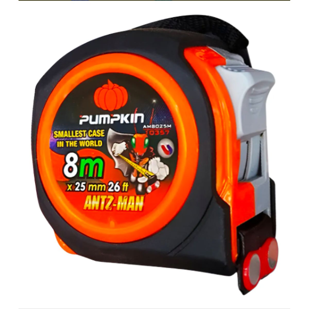 GENERICO - Huincha De Medir 8 M X 25 Mm Cinta Métrica Pumpkin