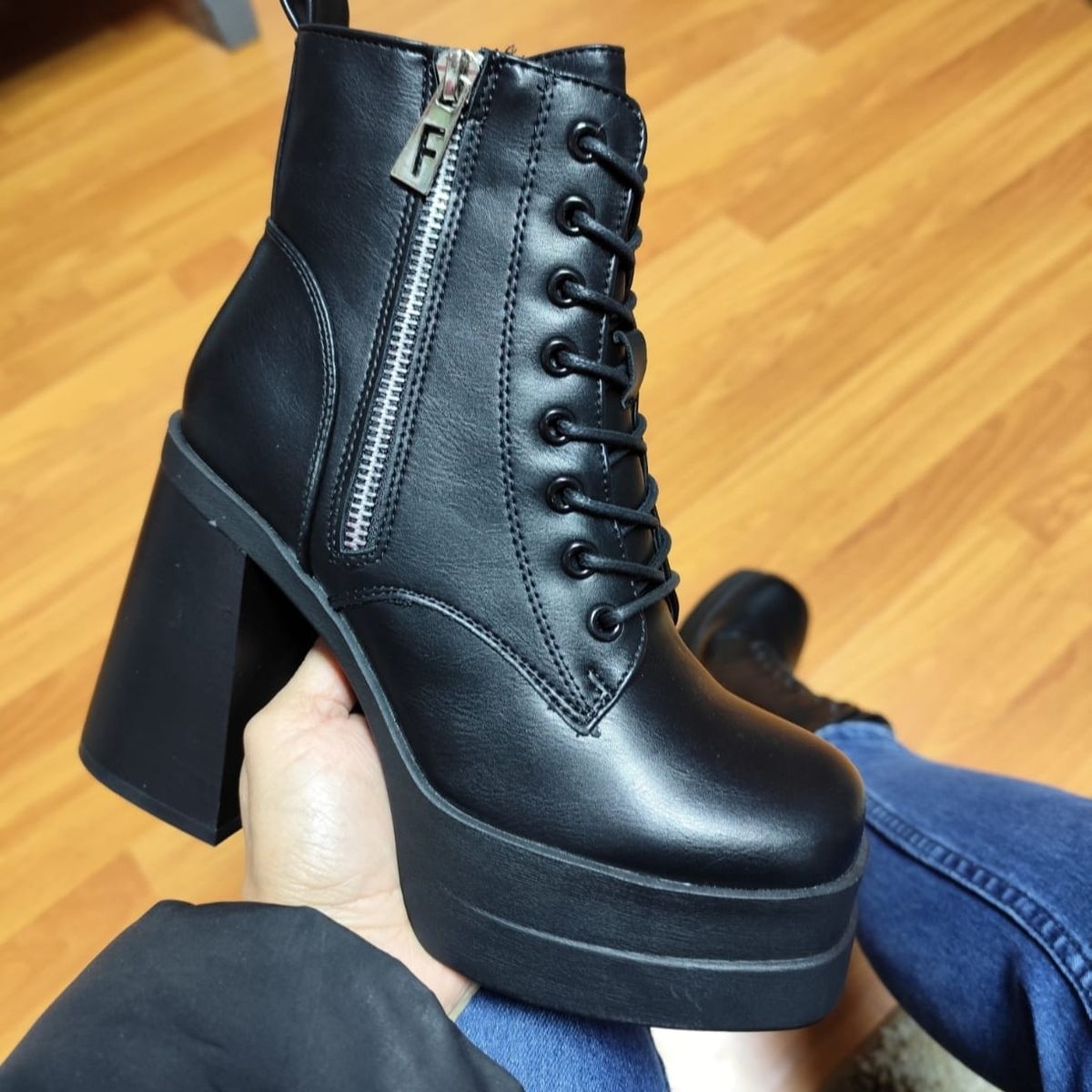 SNOOPY - Botin Mujer Taco Alto con Plataforma M344