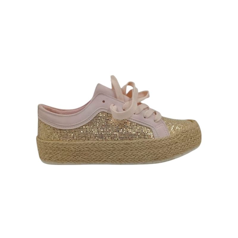 HERIEL - Zapatilla Rosa Plataforma Mujer
