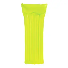 INTEX - Colchoneta Inflable Neon Frost 183 x 76 cm, Amarillo