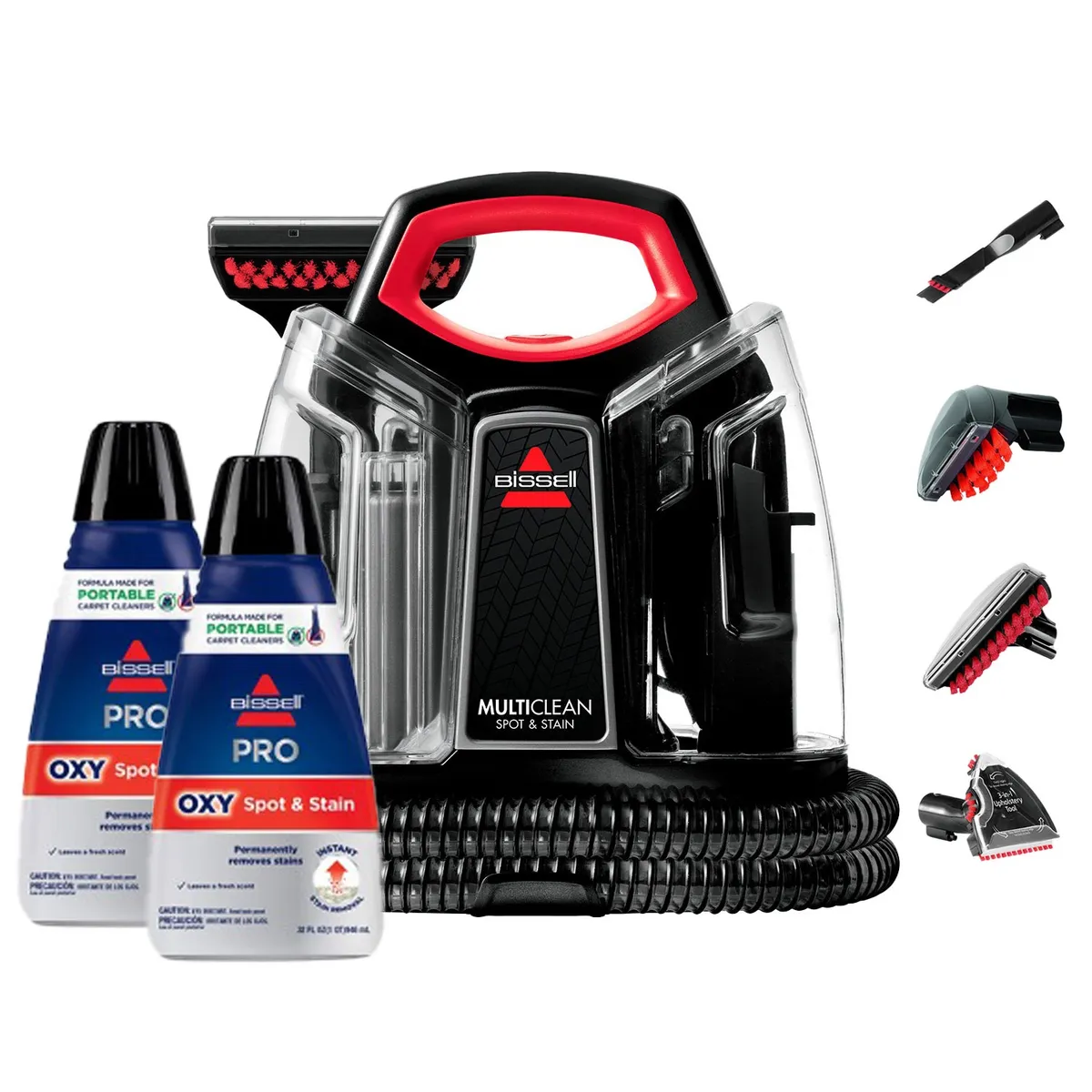 BISSELL - Lavadora de Tapiz MultiClean SpotClean BISSELL 4720M + 2 Detergentes