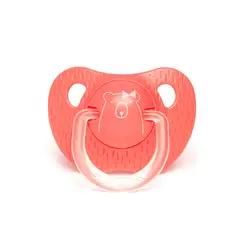 SUAVINEX - CHUPETE EVOLUTION ANATOMICO SILICONA 6-18M OSO ROSADO