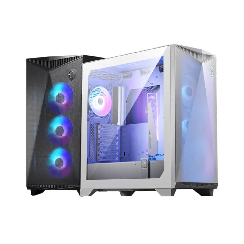 MSI - Gabinete Gamer MSI MPG GUNGNIR 300R AIRFLOW White 4Fan E-ATX
