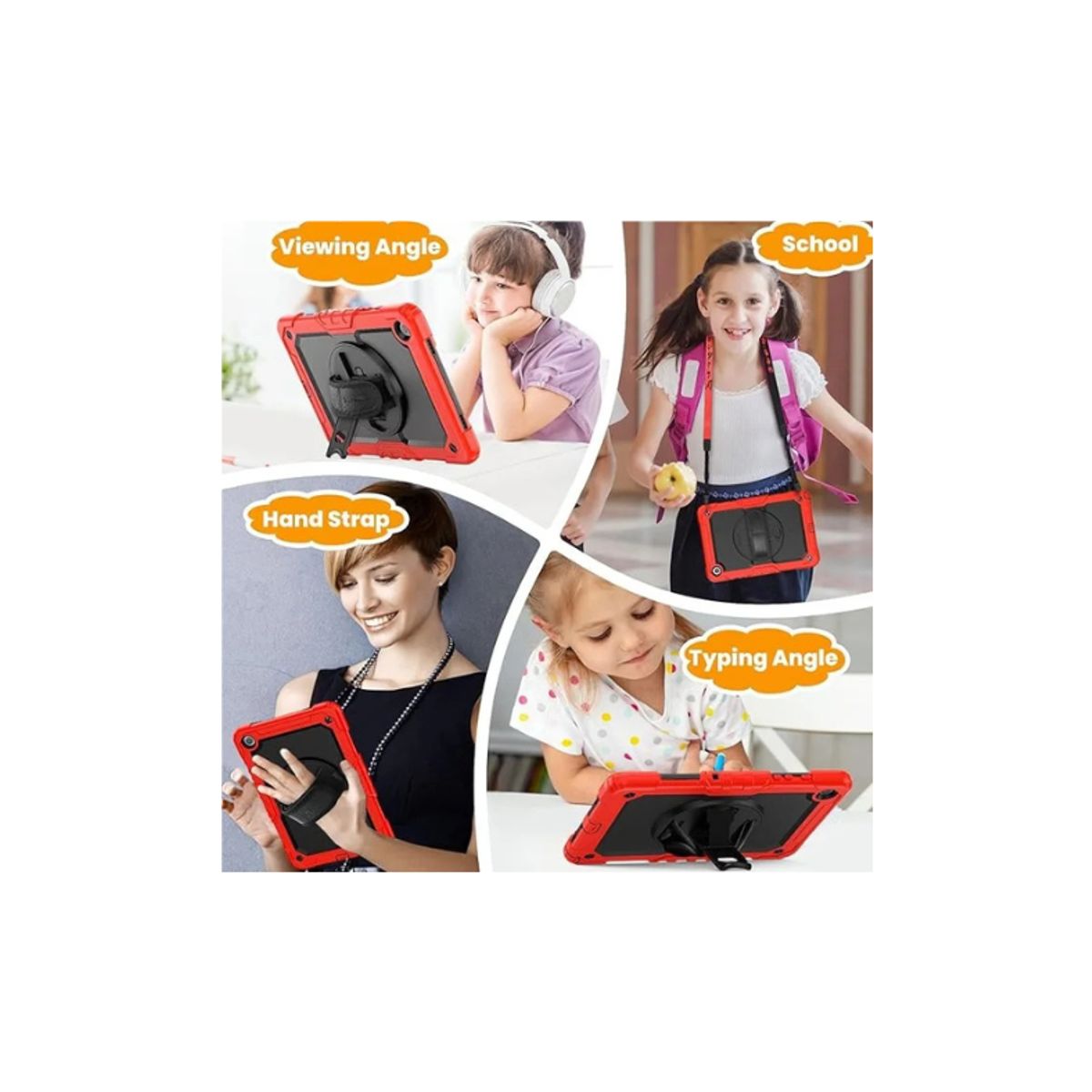 GENERICO - Funda Armadura Antigolpe Para Tablet Galaxy A9 Plus 11 + Hidrogel Mate