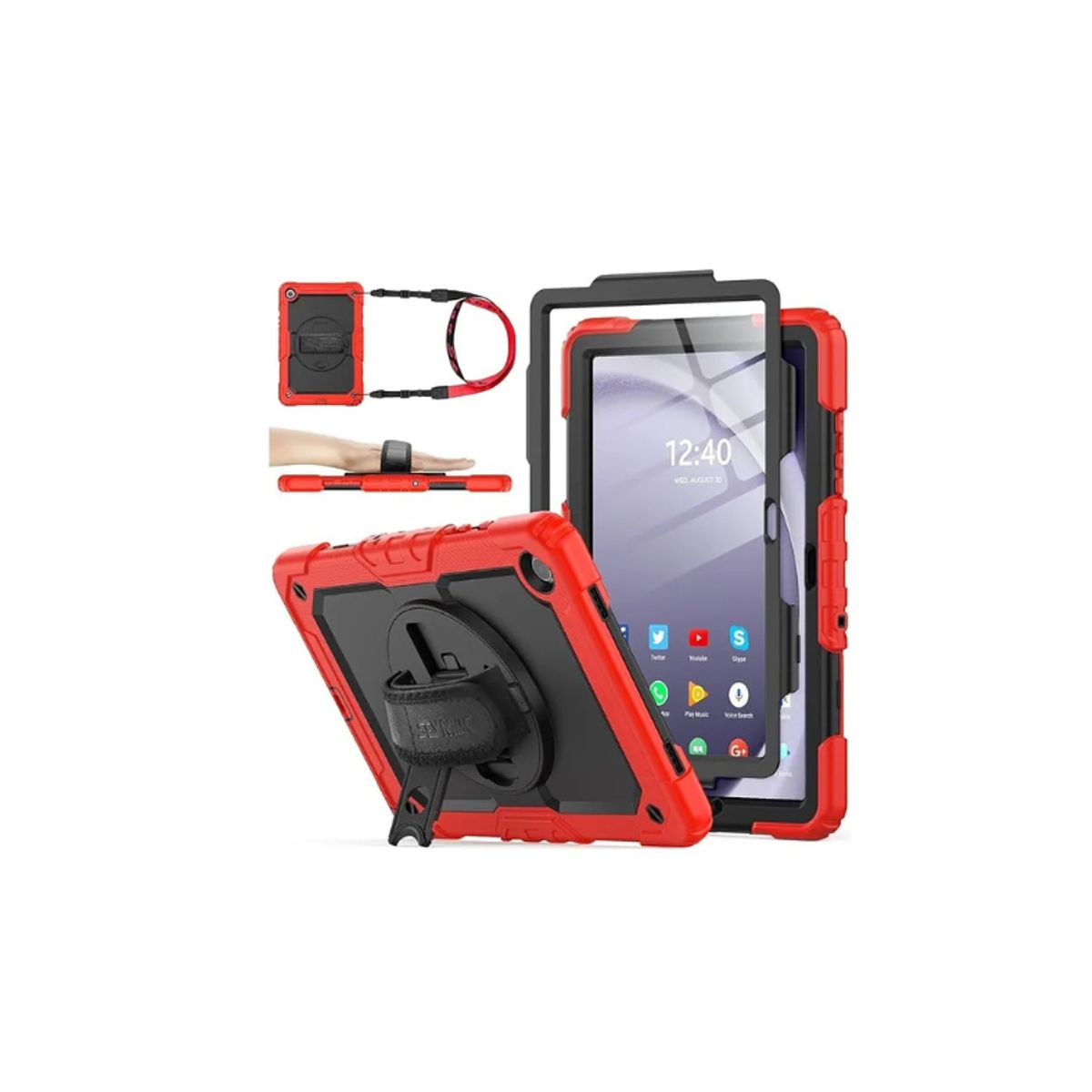 GENERICO - Funda Armadura Antigolpe Para Tablet Galaxy A9 Plus 11