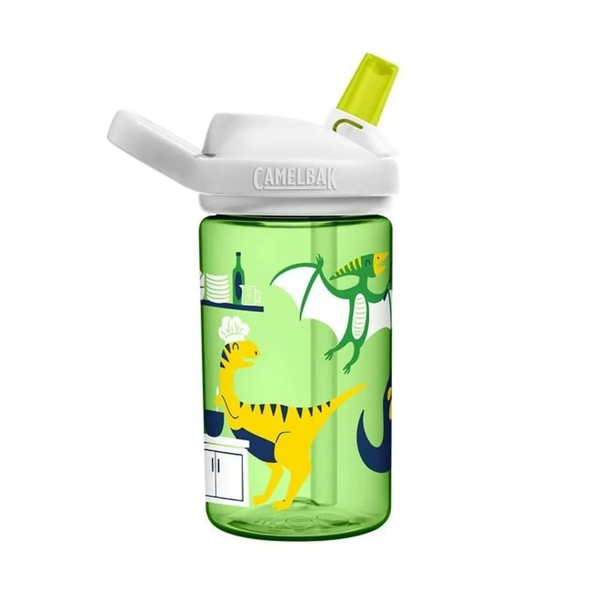 CAMELBAK - Botella Camelbak eddy+ Kids 400 ml Verde/Blanco