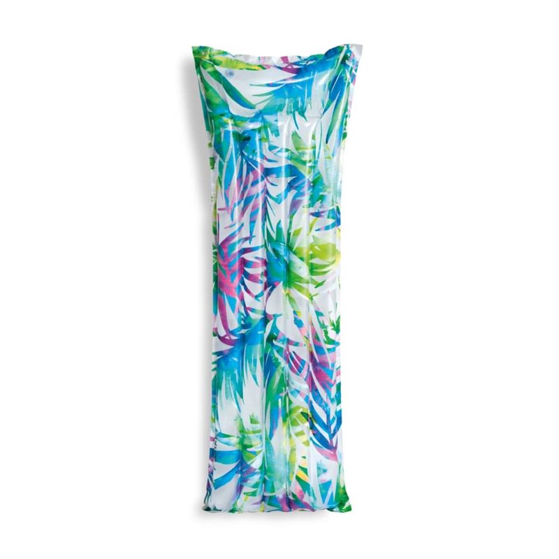 INTEX - Colchoneta Inflable INTEX Tropical Fashion Hojas Tropicales