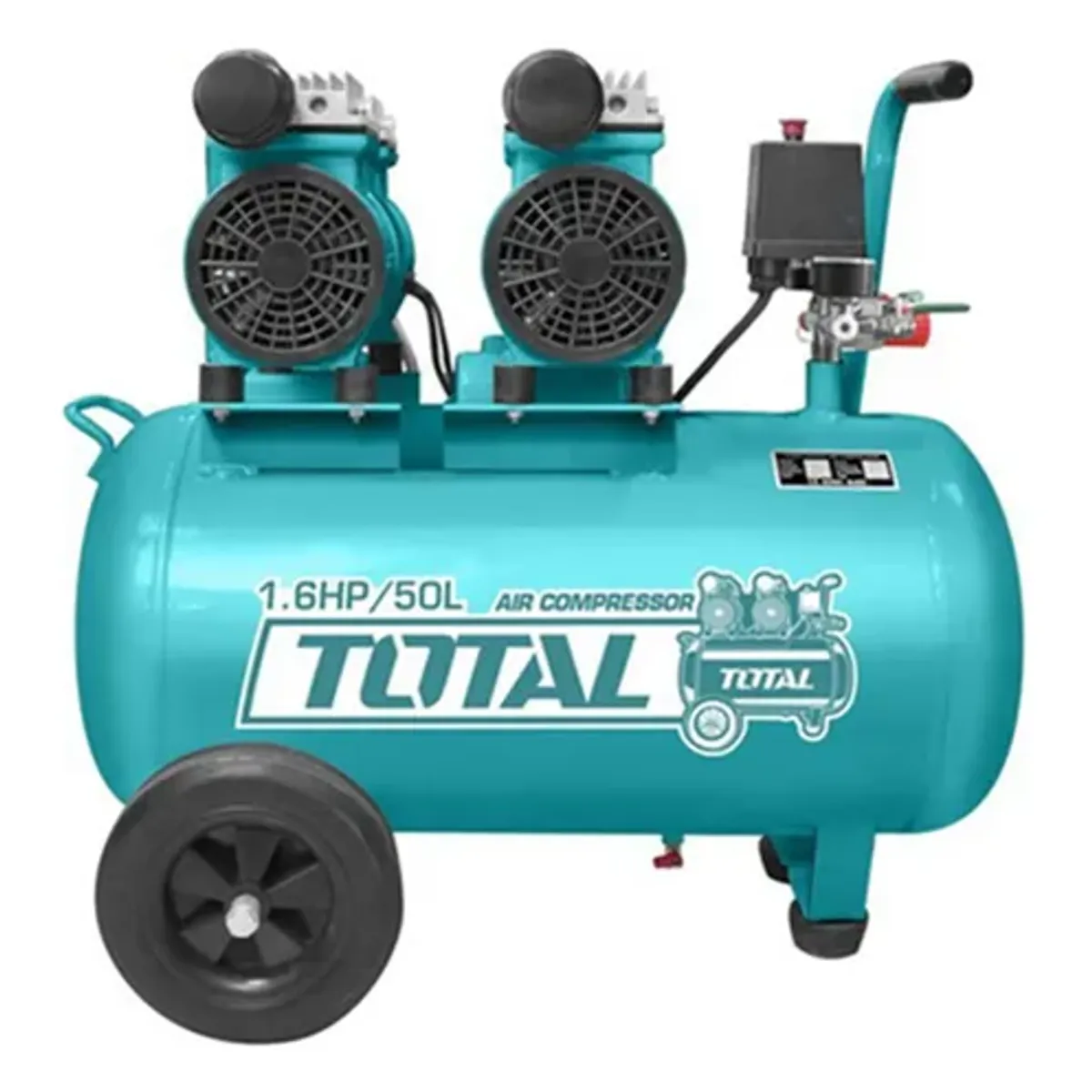 TOTAL TOOLS - Compresor De Aire Insonoro 50lts 16hp Total Tcs2150502