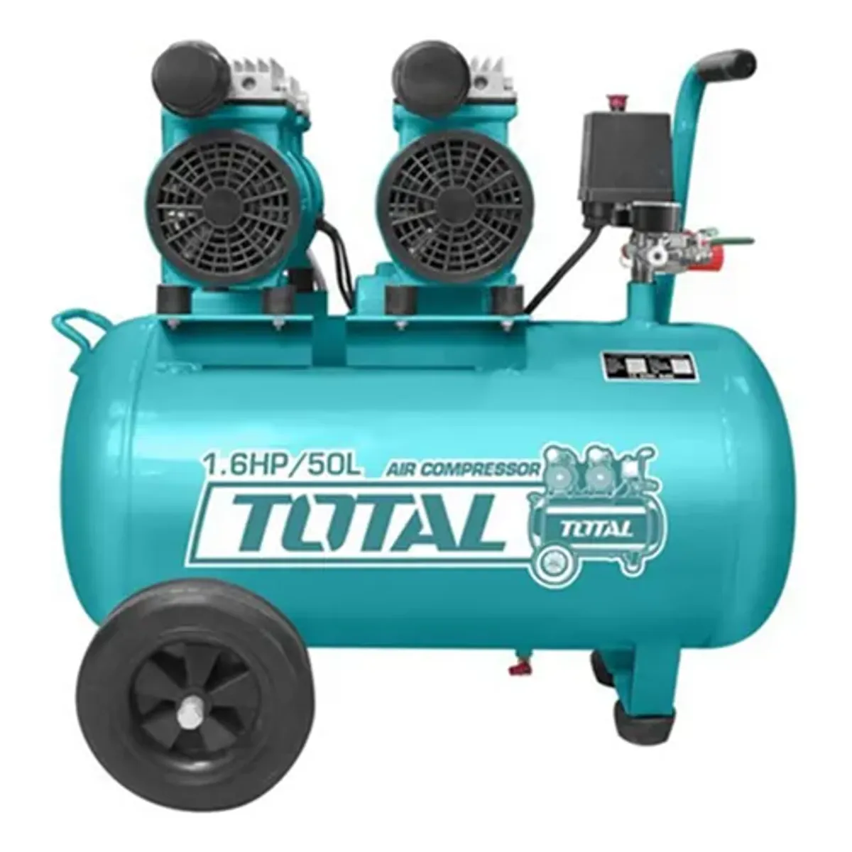 TOTAL TOOLS - Compresor De Aire Insonoro 50lts 16hp Total Tcs2150502