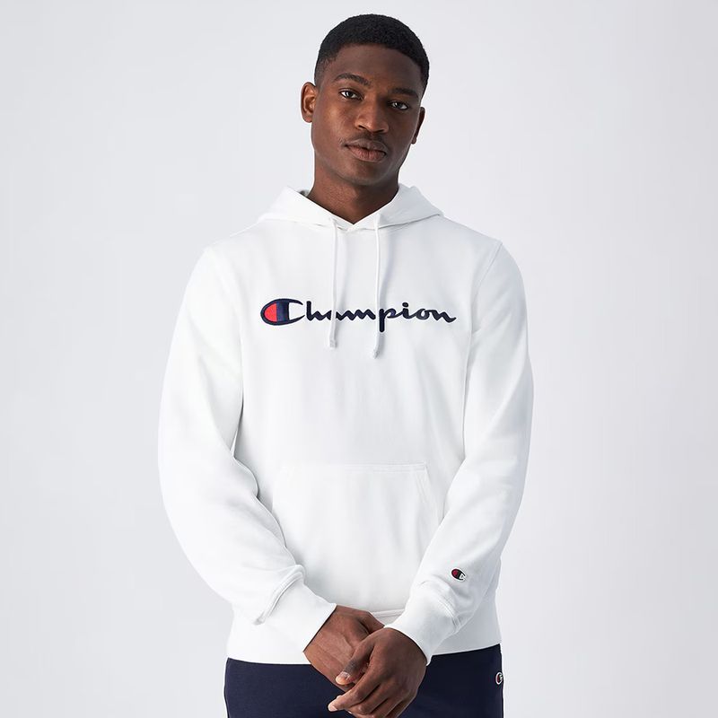 CHAMPION - Poleron Hombre Hoodie Champion Blanco