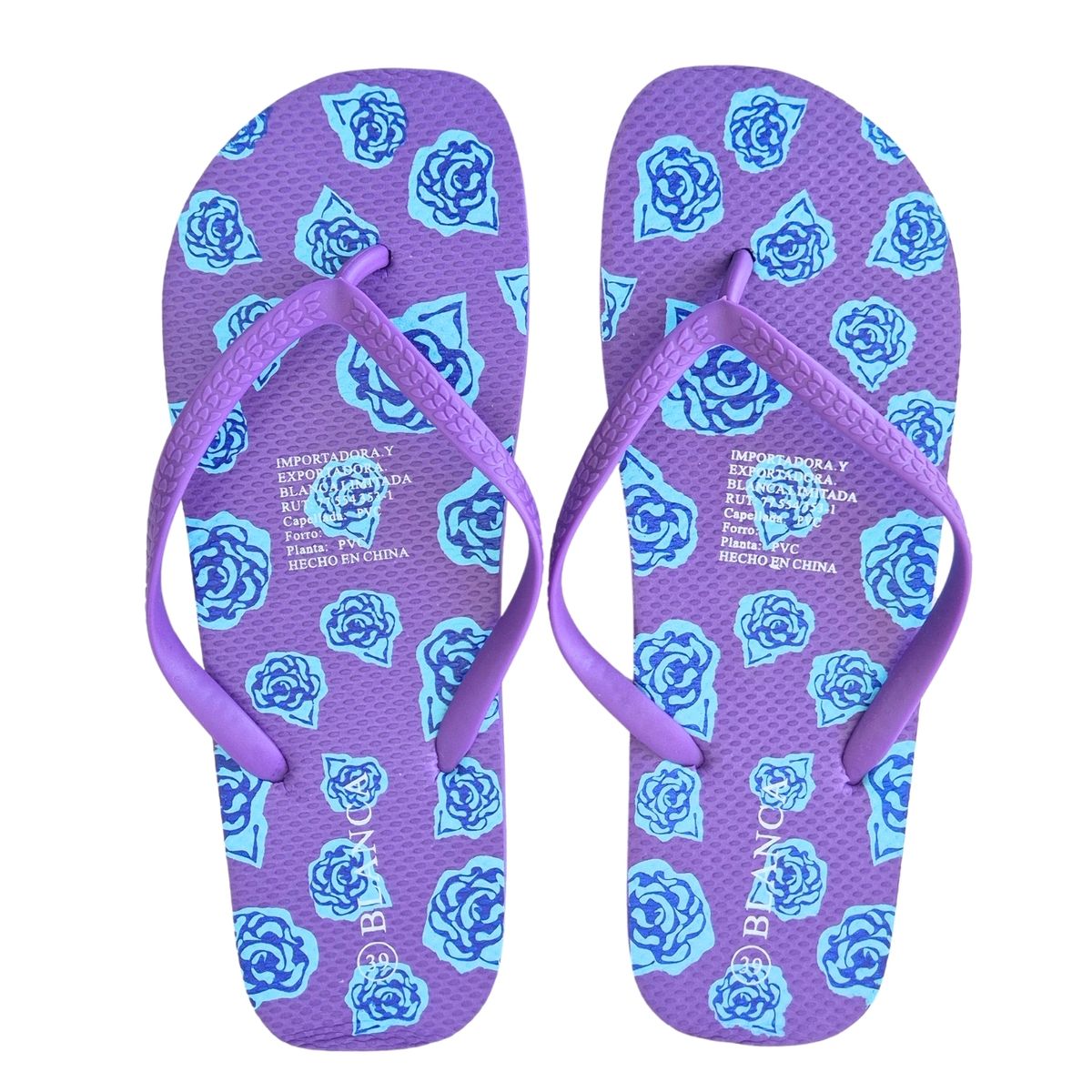 LIKE SHOP - Chalas Mujer Hawaianas Sandalias Suela Goma Colores 115