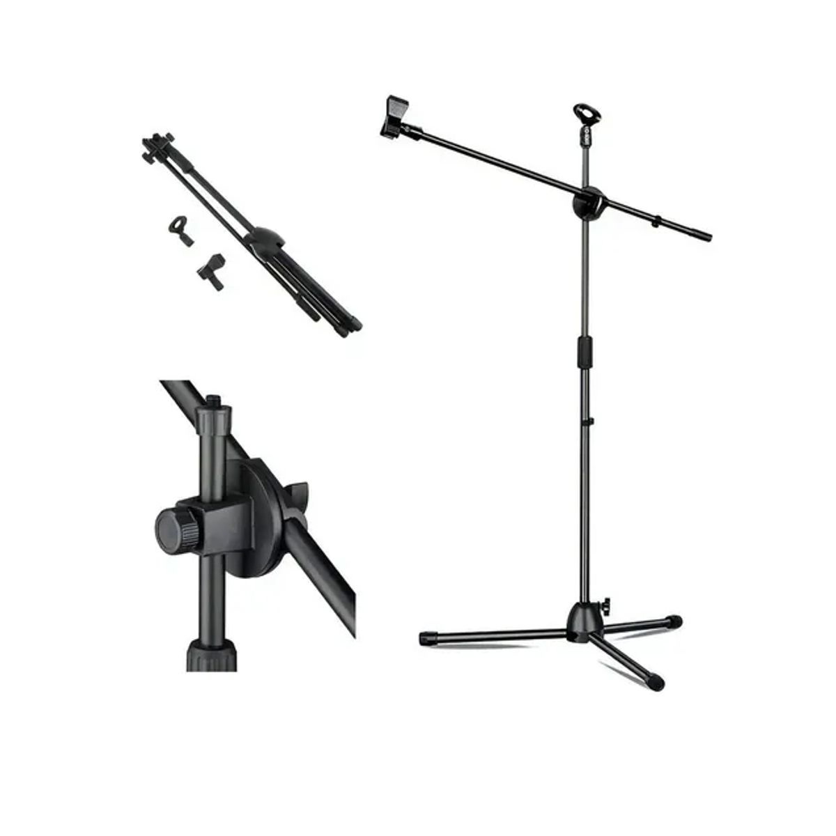 GENERICO - Soporte Para Micrófono Atril Profesional Stand P Micrófono Color Negro