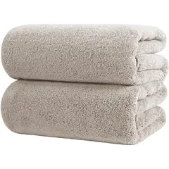 AZ AURAZEUS - Set De 2 Toallas Grande De Baño Toallon 100 x 140 Cm Microfibra Az