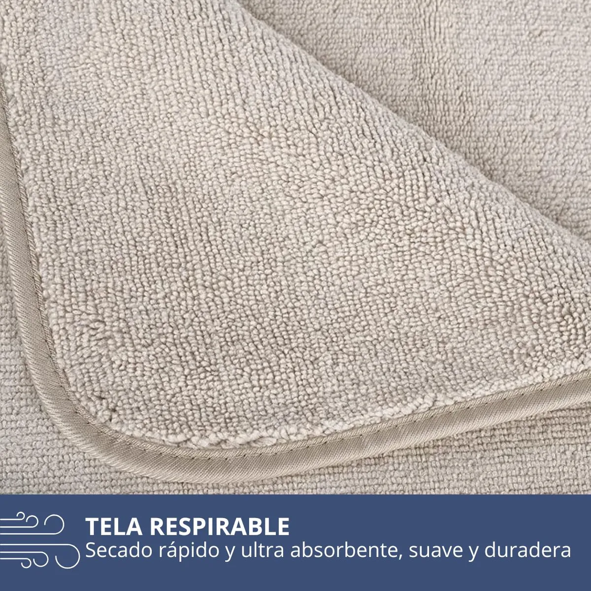 AZ AURAZEUS - Set De 2 Toallas Grande De Baño Toallon 100 x 140 Cm Microfibra Az