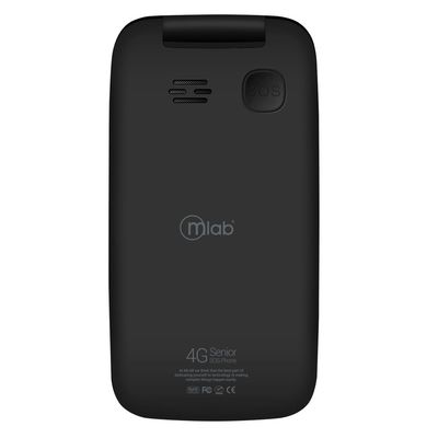 Imagen 2 del producto Telefono Celular Adulto Mayor 4G Tipo Almeja Negro