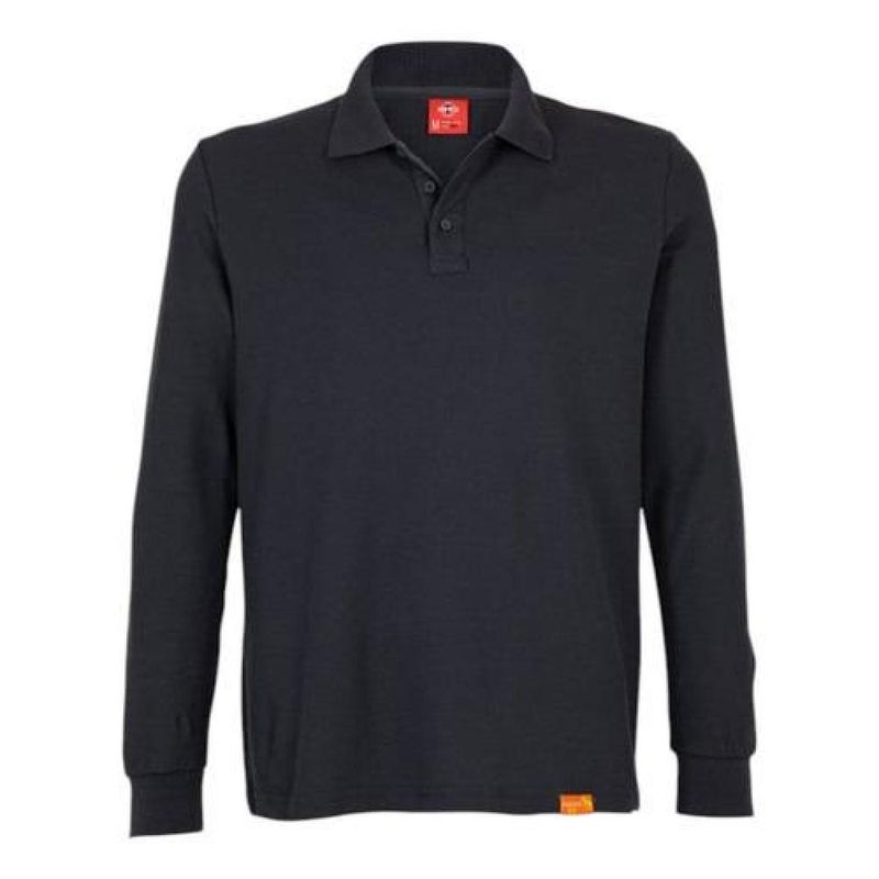 T-WORLD - Polera Pique Hombre Manga Larga - Gris