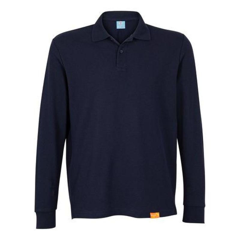 T-WORLD - Polera Pique Hombre Manga Larga - Gris