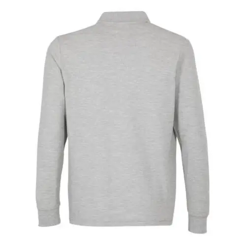 T-WORLD - Polera Pique Hombre Manga Larga - Gris