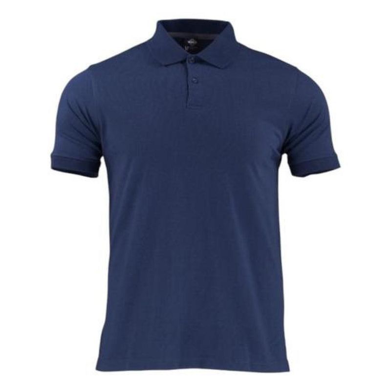 T-WORLD - Polera Piqué Manga Corta Premium Dry Fresh - Azul Marino
