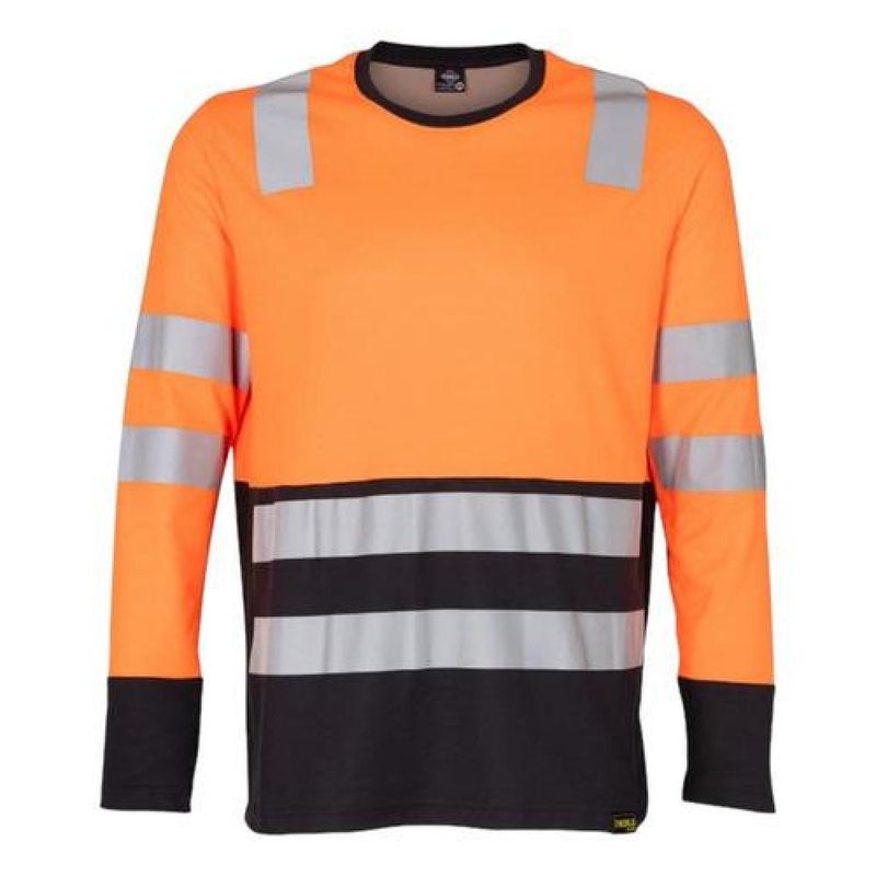 T-WORLD - Polera Polo Alta Visibilidad Bi Color Ml Hombre - Amarillo
