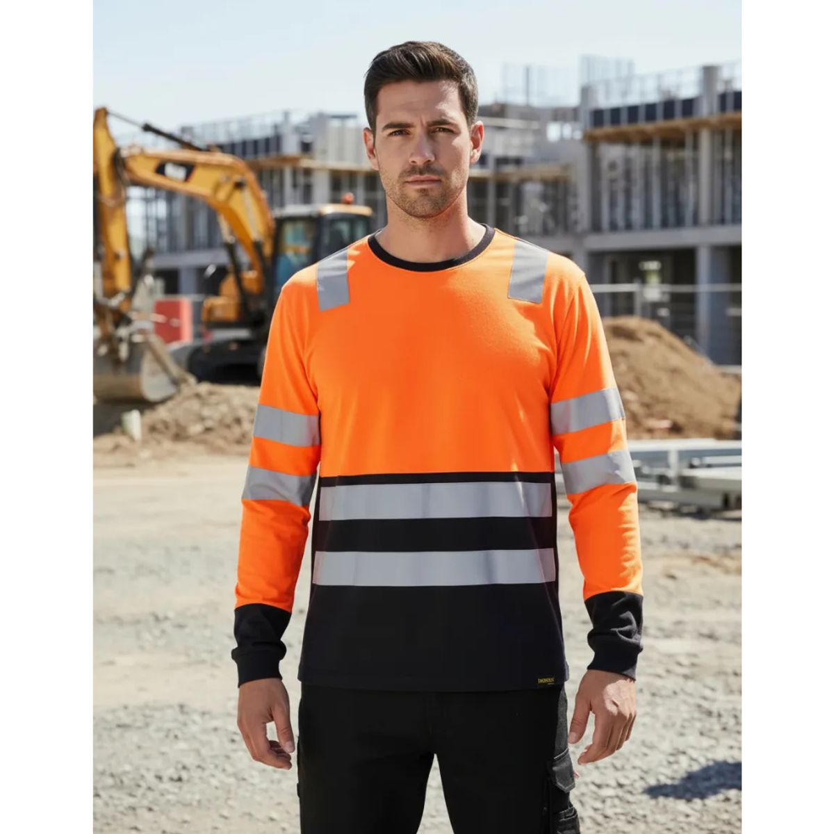 T-WORLD - Polera Polo Alta Visibilidad Bi Color Ml Hombre