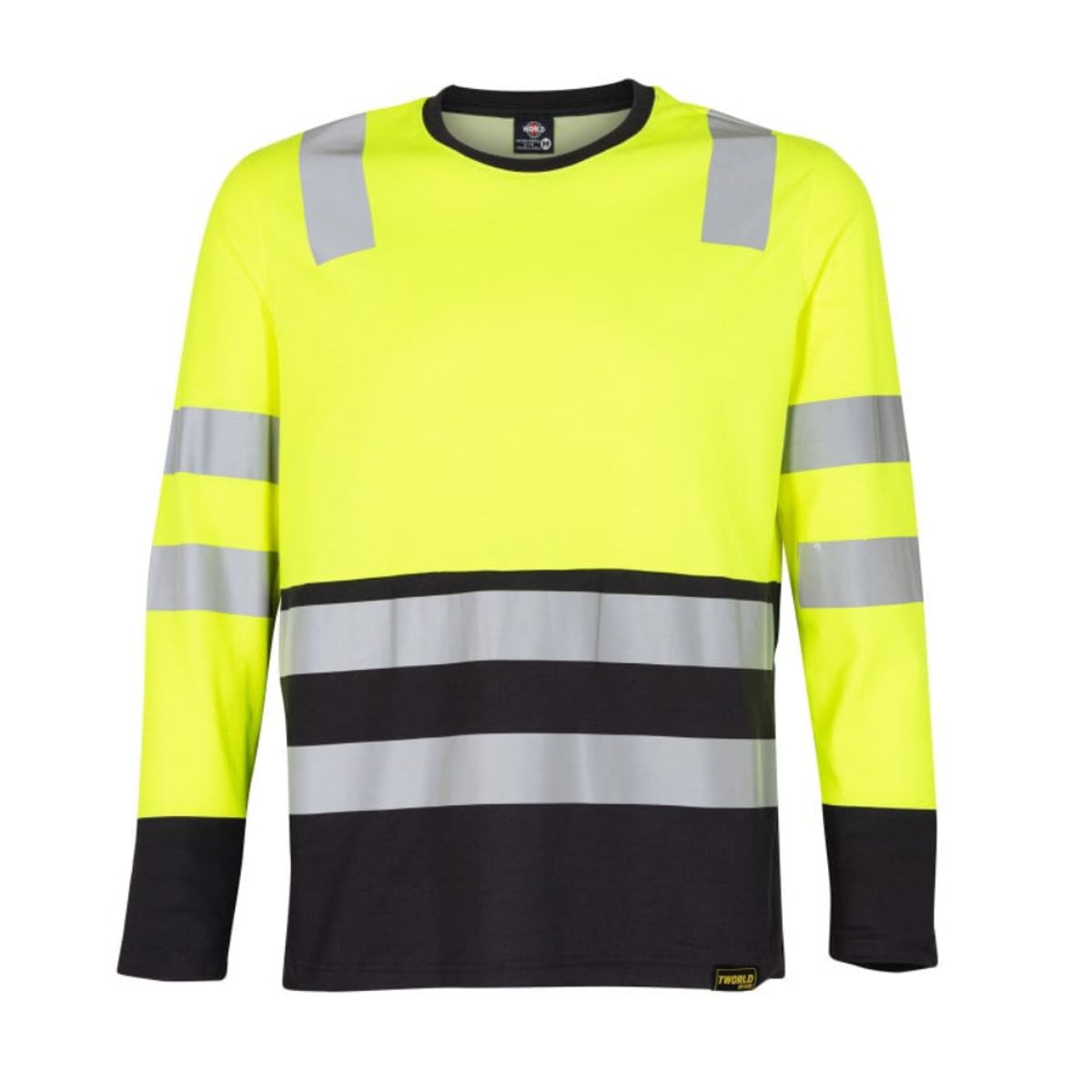 T-WORLD - Polera Polo Alta Visibilidad Bi Color Ml Hombre