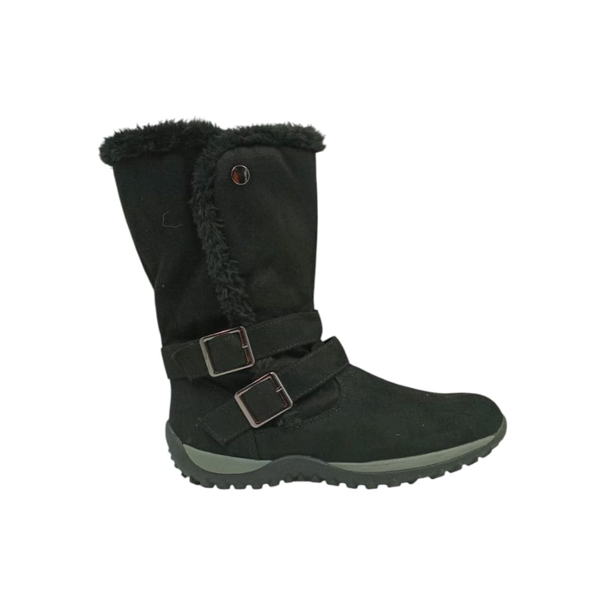 HERIEL - Bota Negra Baja Mujer