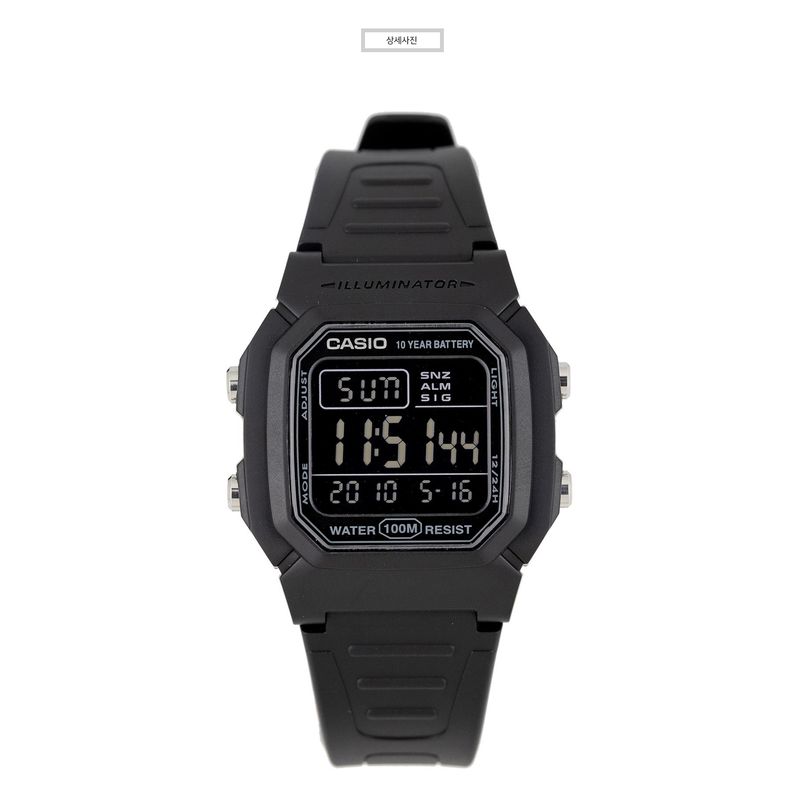 CASIO - RELOJ CASIO W800H-1B HOMBRE ILUMINATOR