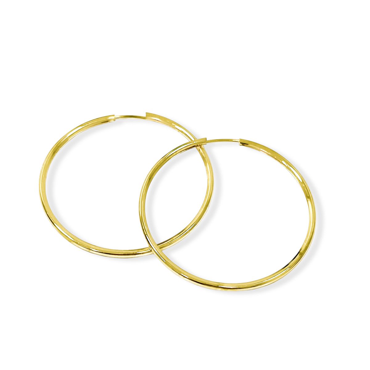 COGGIOLA - Aros Argollas 42mm Enchapado Oro 18k