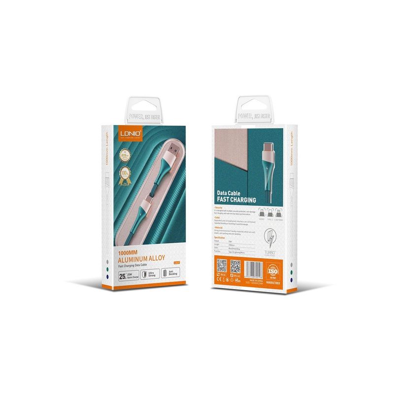 LDNIO - Cable USB Reforzado 1 m LDNIO LS631