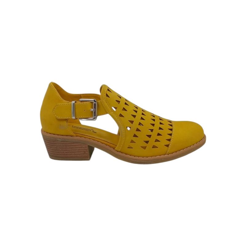 HERIEL - Zapato Amarillo Perforado Mujer