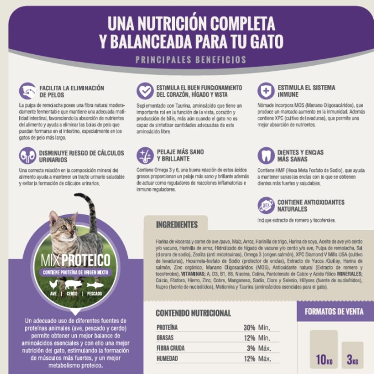 NOMADE - Nomade Alimento Gato Adulto 10 Kg