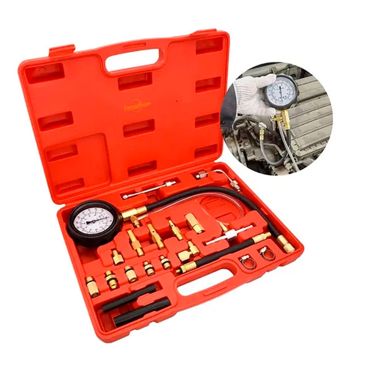 OFERTABKN - Kit Medidor Manómetro Presión De Inyección Combustible 20pzs