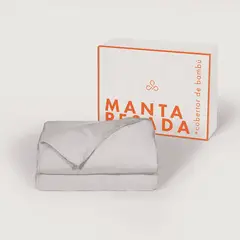 HYPNOS - Manta Pesada Premium + Cobertor Bambú 1/1,5 Plazas 9 Kg Antiestrés