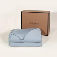 HYPNOS - Manta Pesada + Cobertor Bambú 1/1,5 Plazas 9 Kg Antiestrés