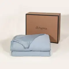 HYPNOS - Manta Pesada + Cobertor de Bambú Lite - 2 Plazas - 8 Kg -